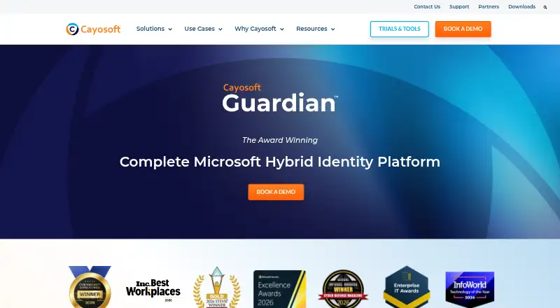 Cayosoft Guardian home page