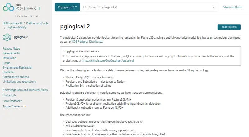 pglogical home page