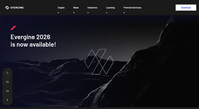 Evergine home page