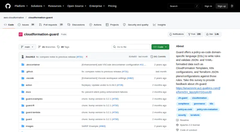 AWS CloudFormation Guard home page