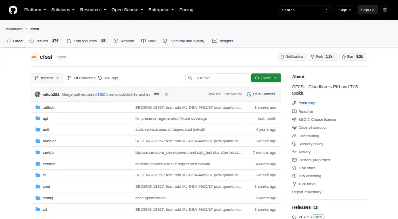 CFSSL home page