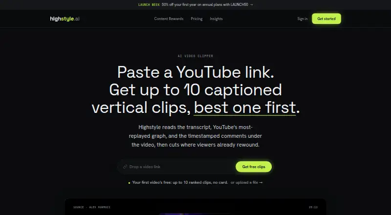 Highstyle home page