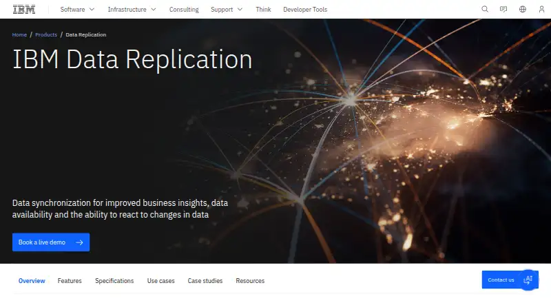IBM Data Replication home page