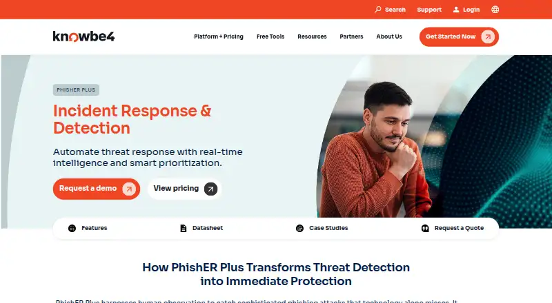 PhishER home page