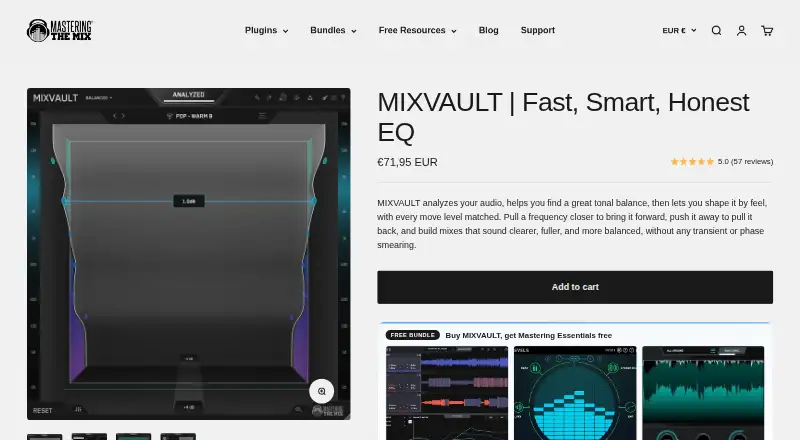 MIXVAULT home page