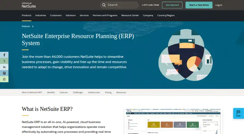 NetSuite Order Management home page