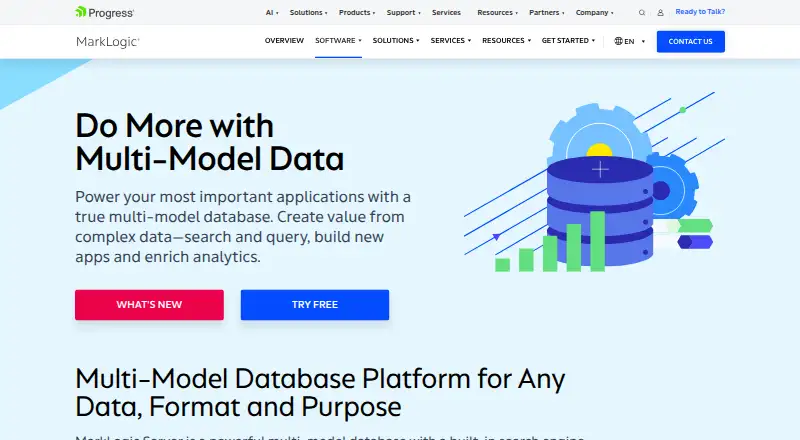 MarkLogic Server home page