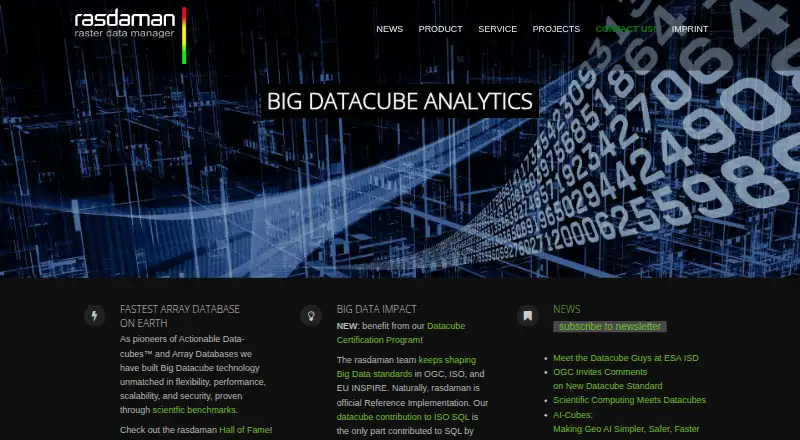 rasdaman home page
