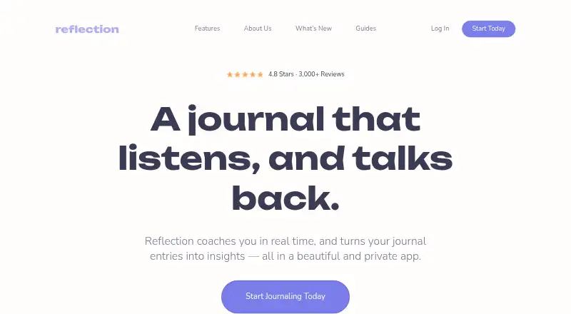 Reflection home page