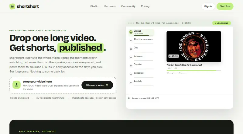 shortshort home page