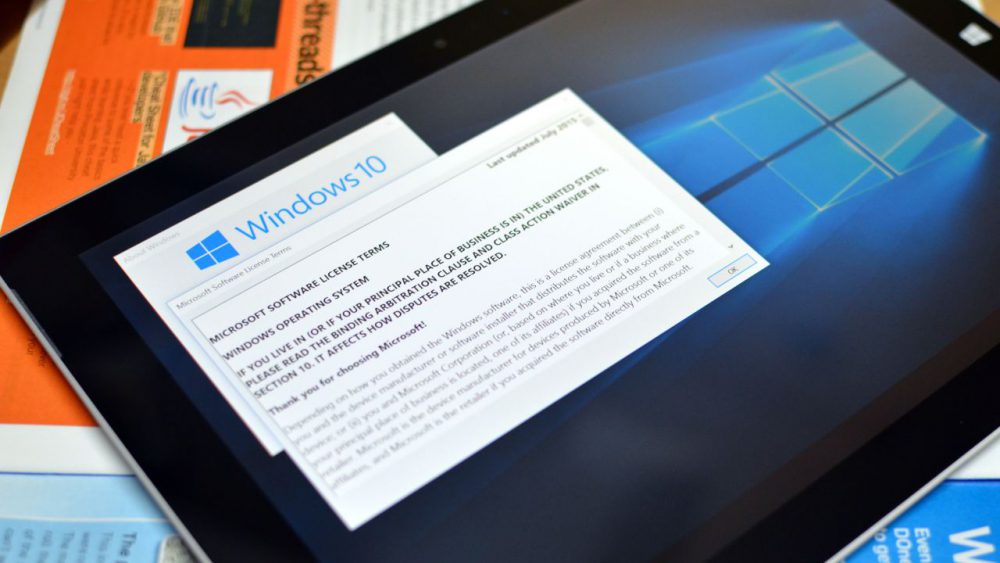 Microsoft Windows 10 EULA