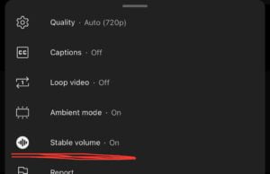 YouTube tests "Stable Volume" feature for mobile apps