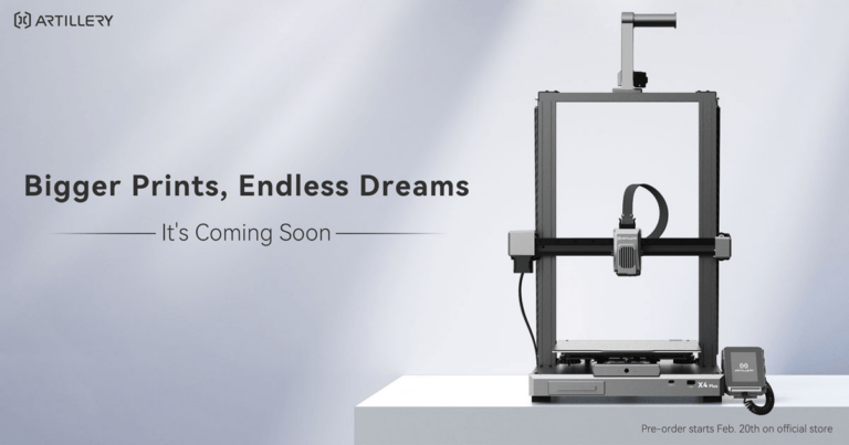 Artillery showcase the Sidewinder X4 Plus high speed 3D printer