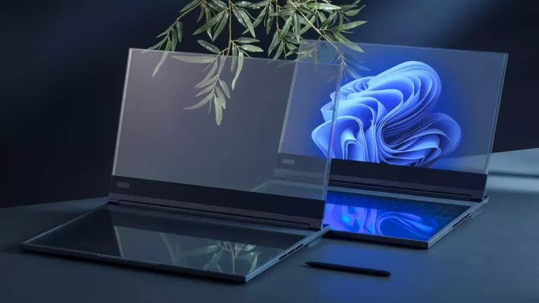 Lenovos Futuristic transparent laptop