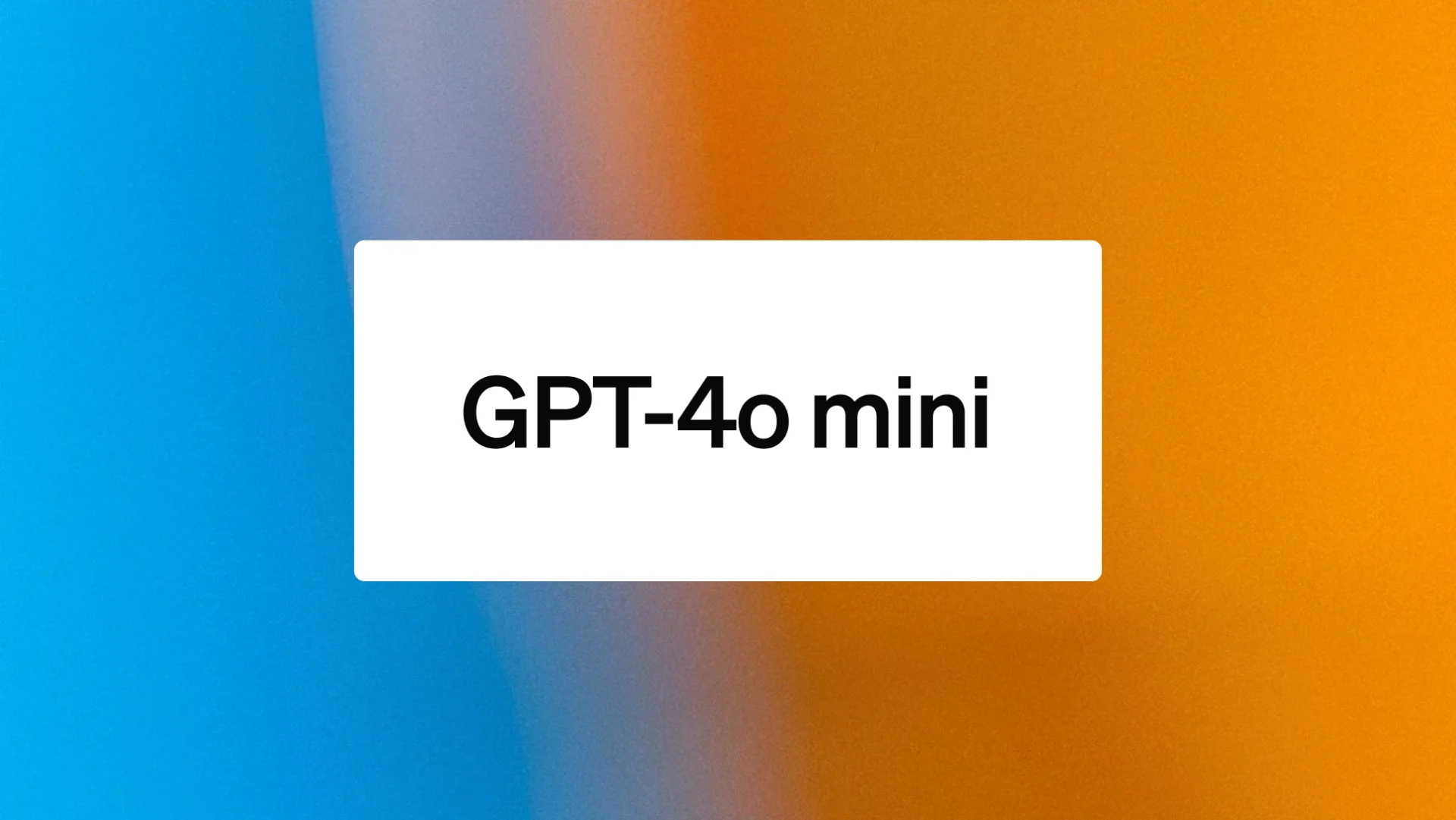 OpenAI Launches Cheaper, Smarter AI Model: GPT-4o Mini OpenAI Launches Cheaper Smarter AI Model