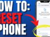 How to reset an iPhone without losing data