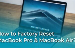 How to reset MacBook to factory settings without password