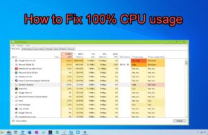 How to Check What is Causing 100% CPU Usage