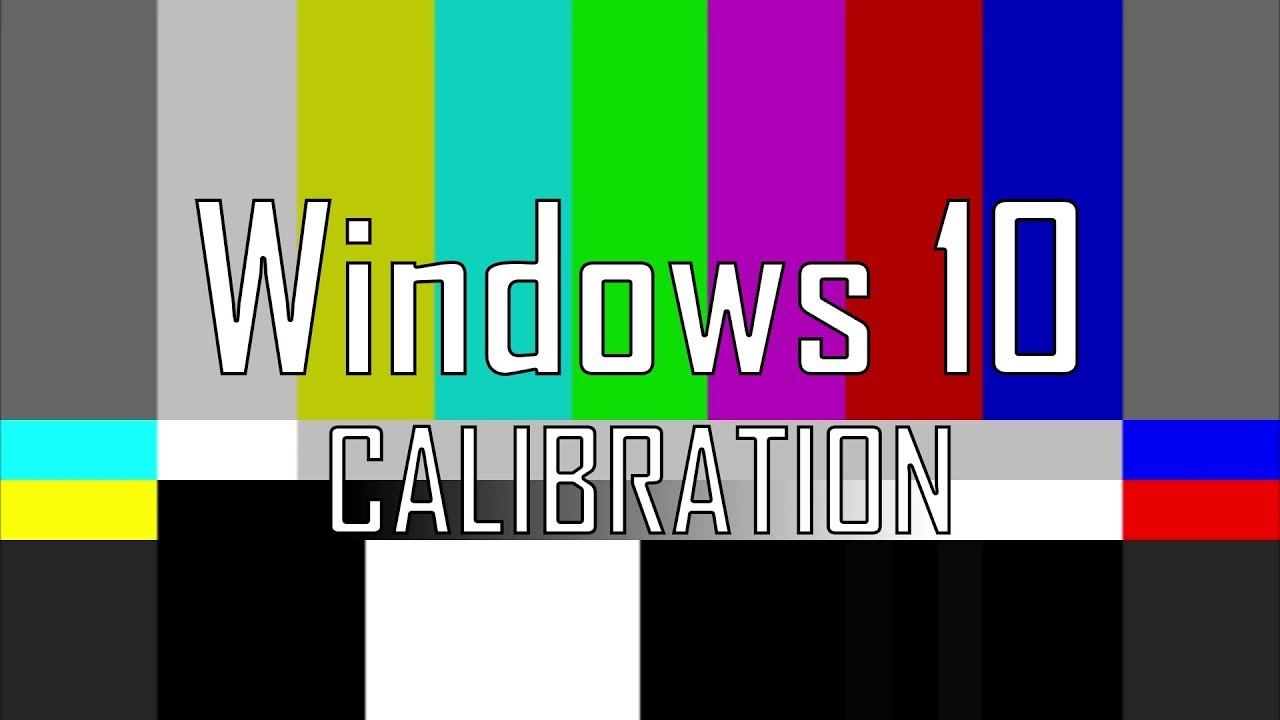 How to Calibrate your Monitor in Windows