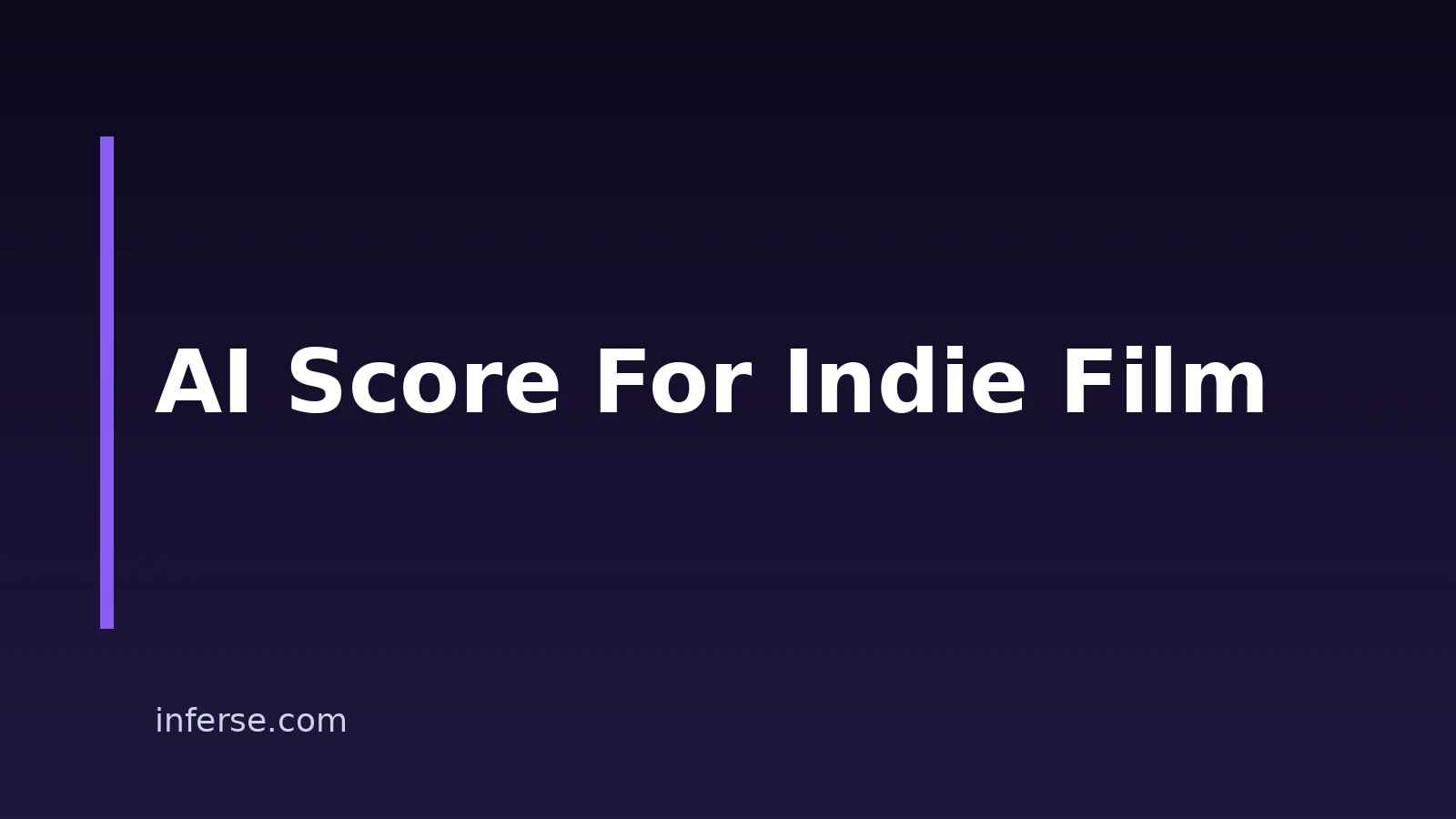 How To Create AI Background Music For An Indie Film