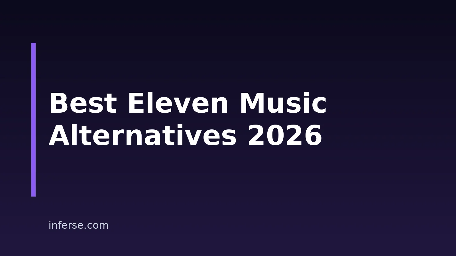 8 ElevenLabs Music Alternatives To Try In 2026 8 ElevenLabs Music Alternatives To Try In 2026