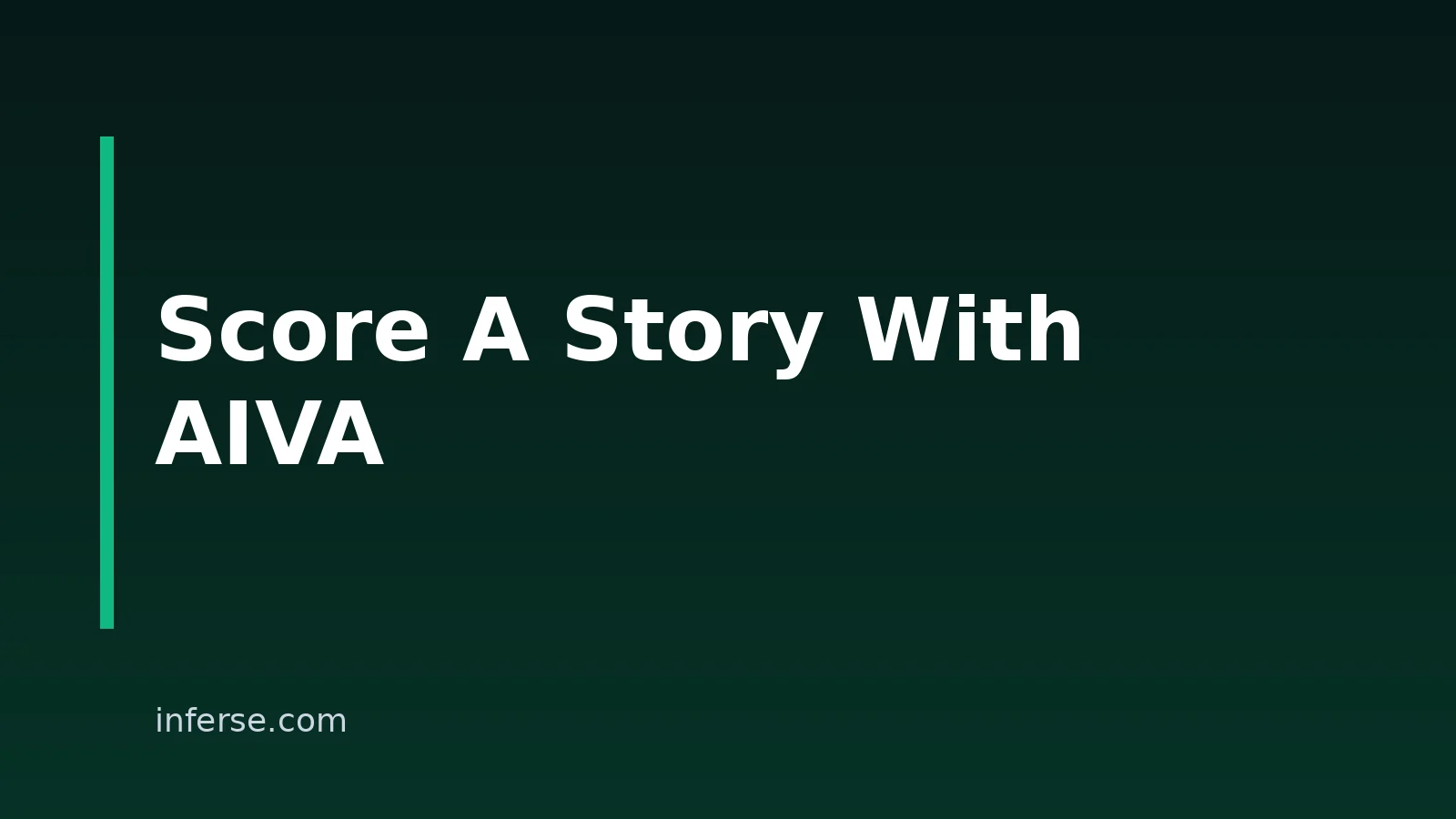 How To Turn A Short Story Into A Cinematic Soundtrack With AI How To Turn A Short Story Into A Cinematic Soundtrack With AI