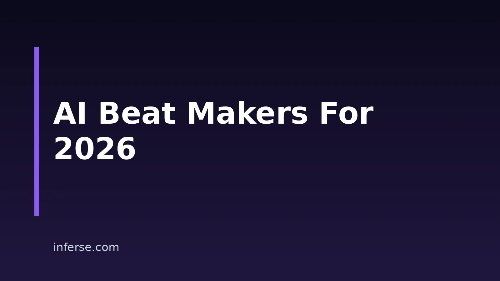 Best AI Beat Makers for 2026: 7 Tools for Making Beats Best AI Beat Makers for 2026: 7 Tools for Making Beats
