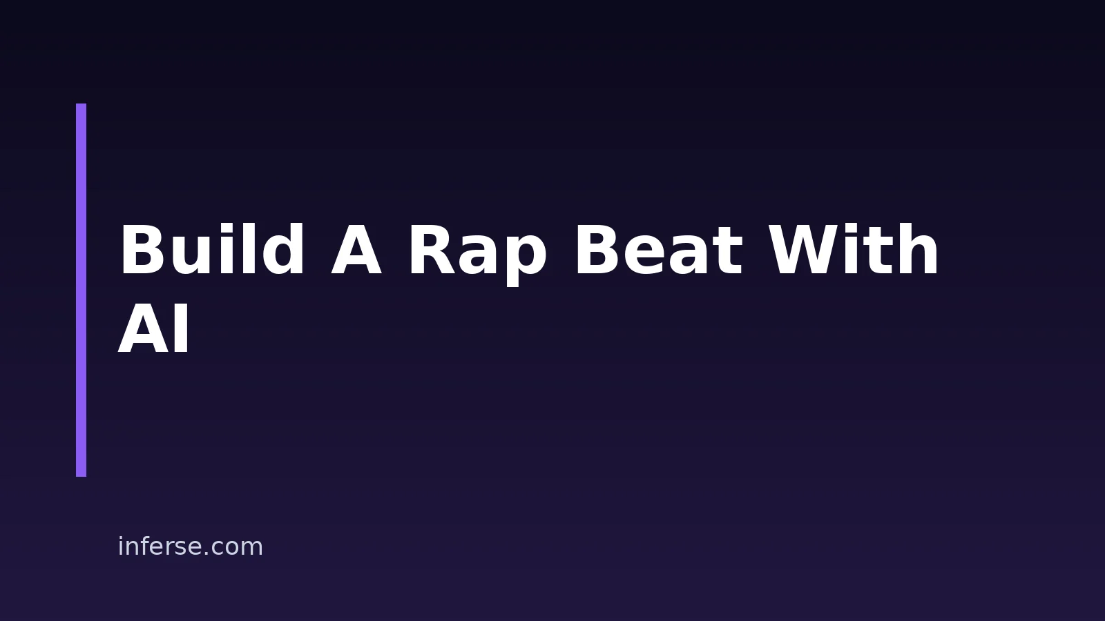 How To Make A Rap Beat With AI: A Practical Workflow How To Make A Rap Beat With AI: A Practical Workflow