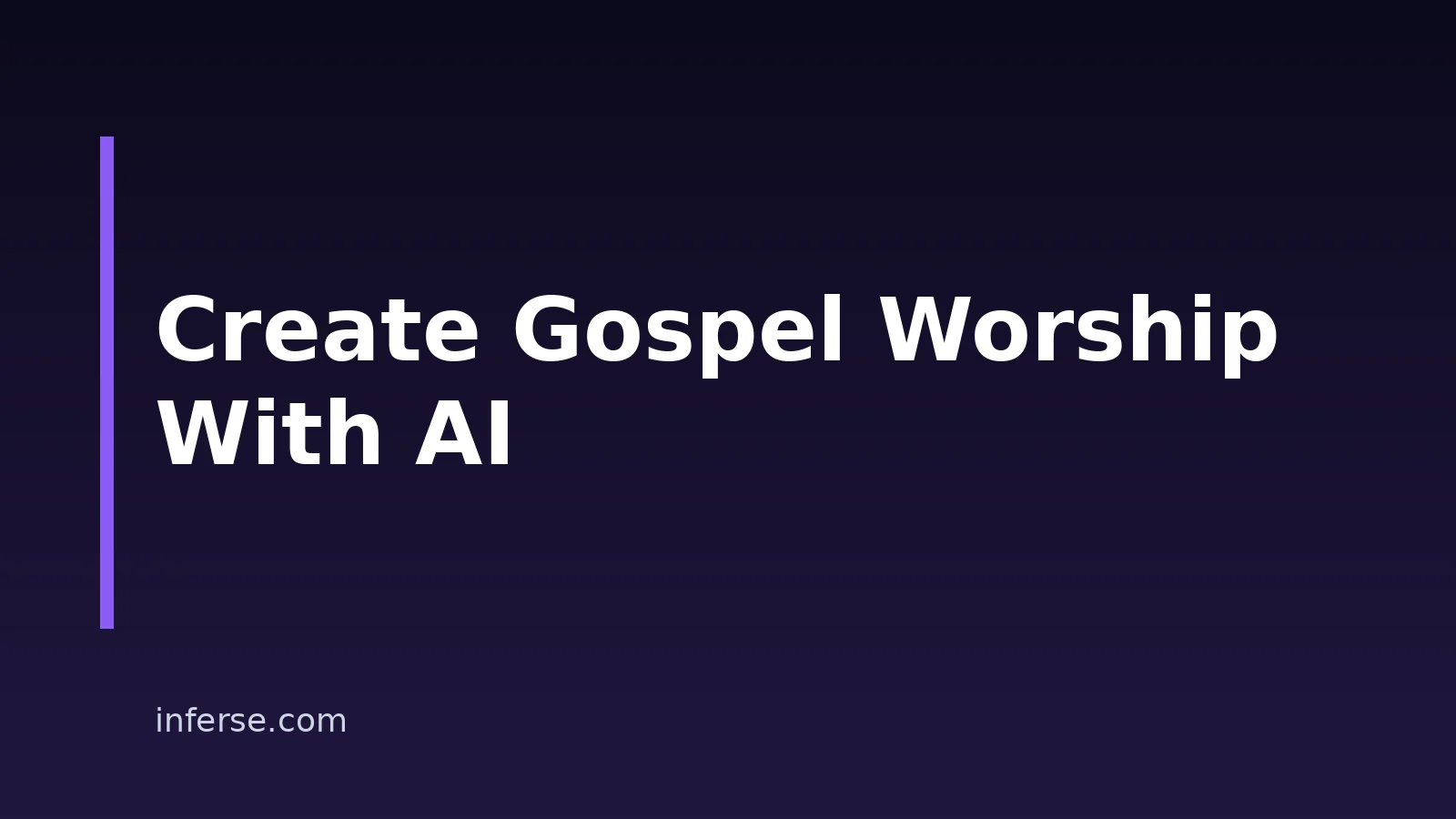 How to Create Gospel Worship Songs With AI