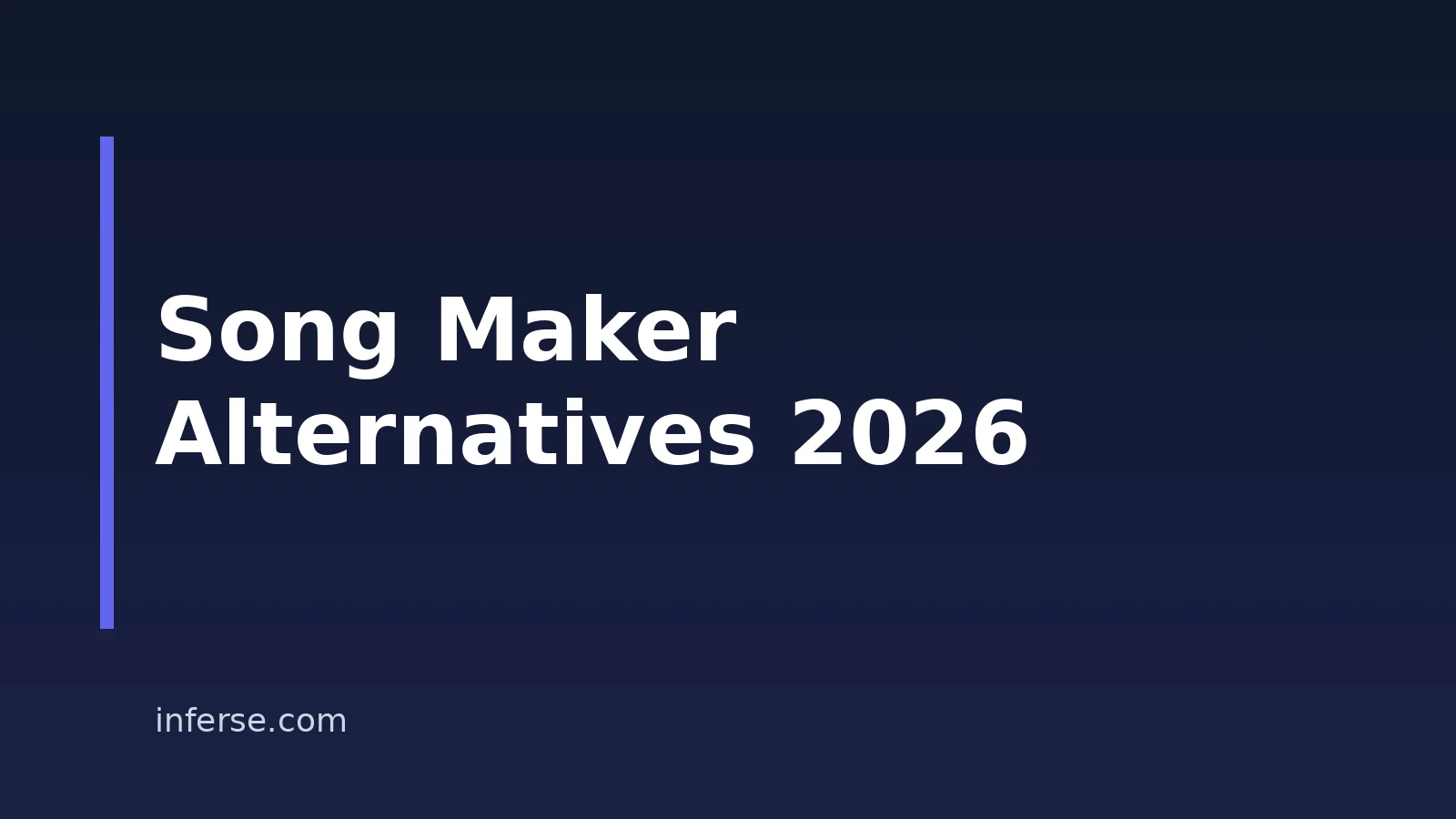 8 Song Maker Alternatives For AI Music Creation In 2026 8 Song Maker Alternatives For AI Music Creation In 2026