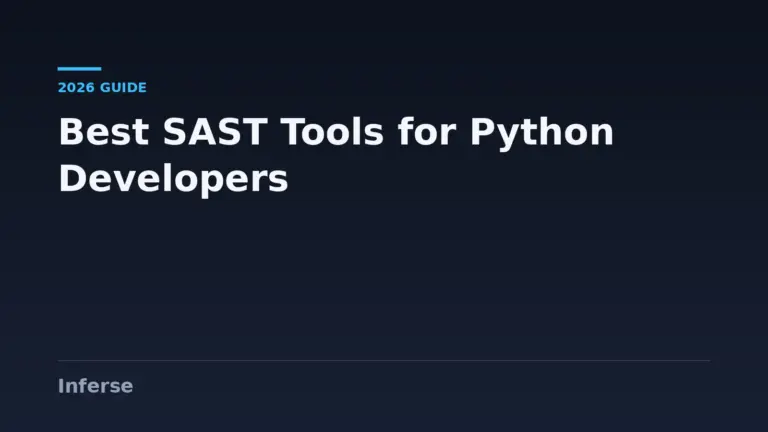 best sast tools for python developers in 2026