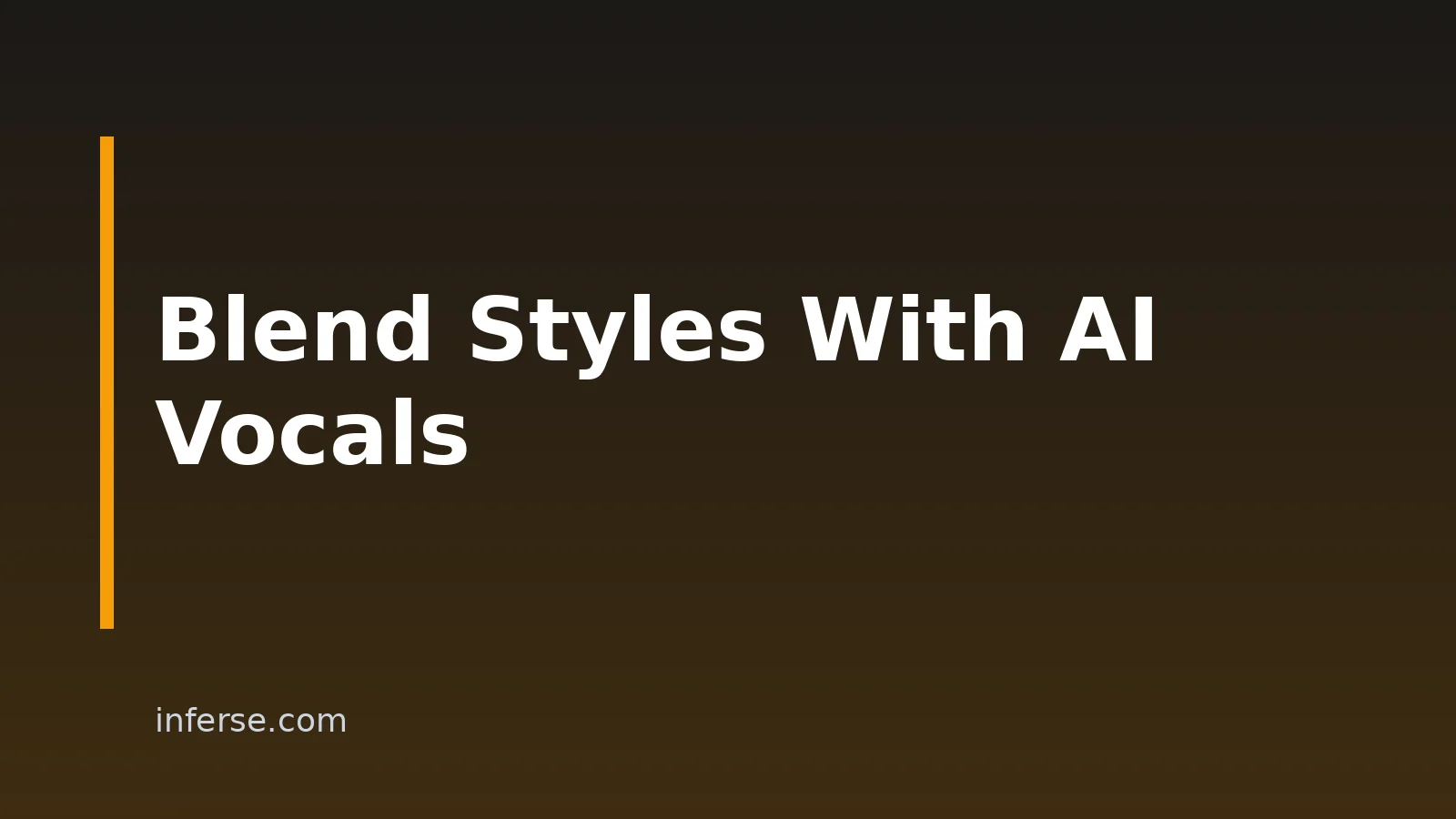 How to Blend Musical Styles With AI Voice Tools How to Blend Musical Styles With AI Voice Tools