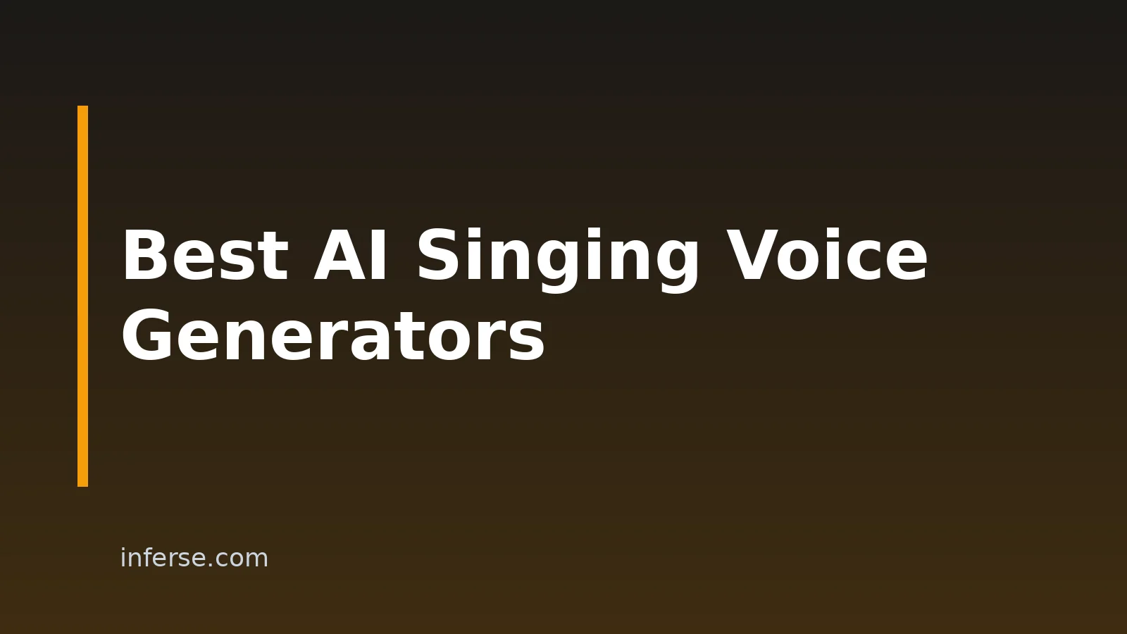 8 Best AI Singing Voice Generators For 2026 8 Best AI Singing Voice Generators For 2026