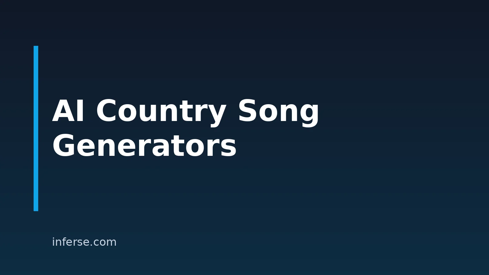 7 AI Country Music Generators To Try In 2026