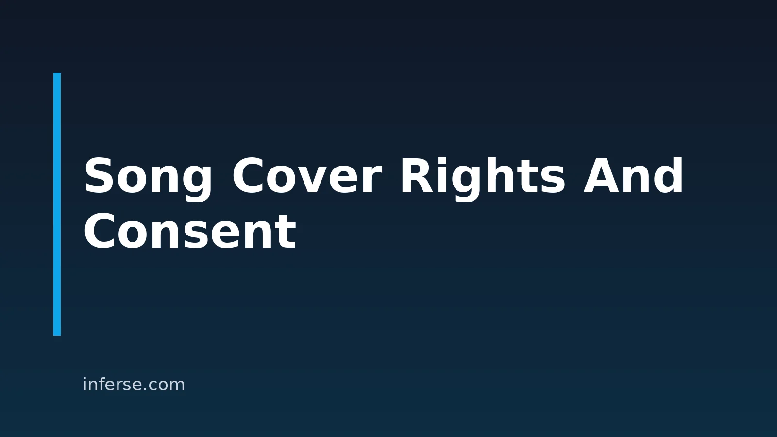 Do You Need Permission to Cover a Song? Rights and Consent Do You Need Permission to Cover a Song? Rights and Consent