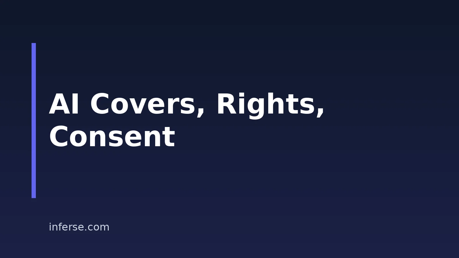 What Is a Cover Song? AI Covers, Rights, and Consent What Is a Cover Song? AI Covers, Rights, and Consent