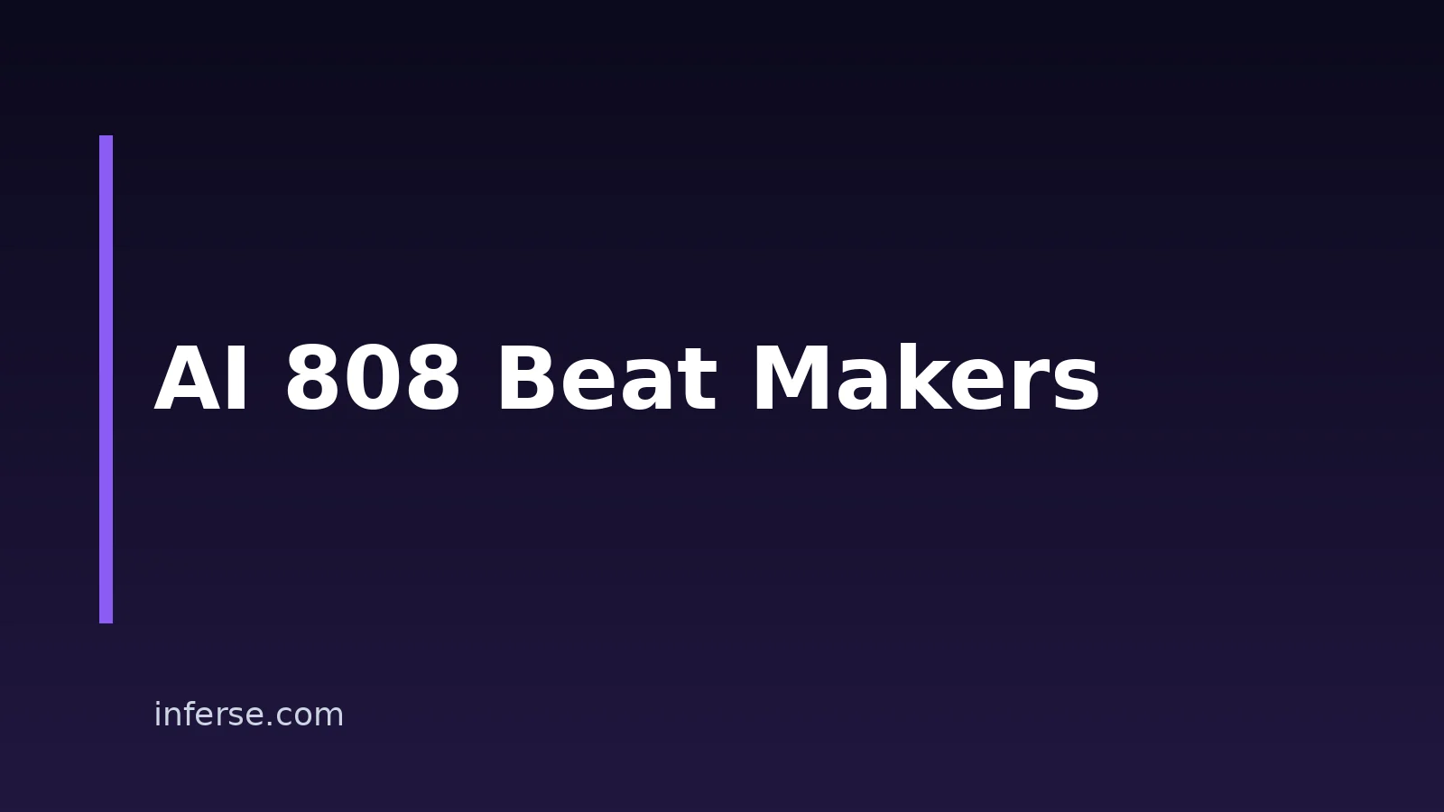 7 AI 808 Beat Makers For Building Your Next Track (2026) 7 AI 808 Beat Makers For Building Your Next Track (2026)