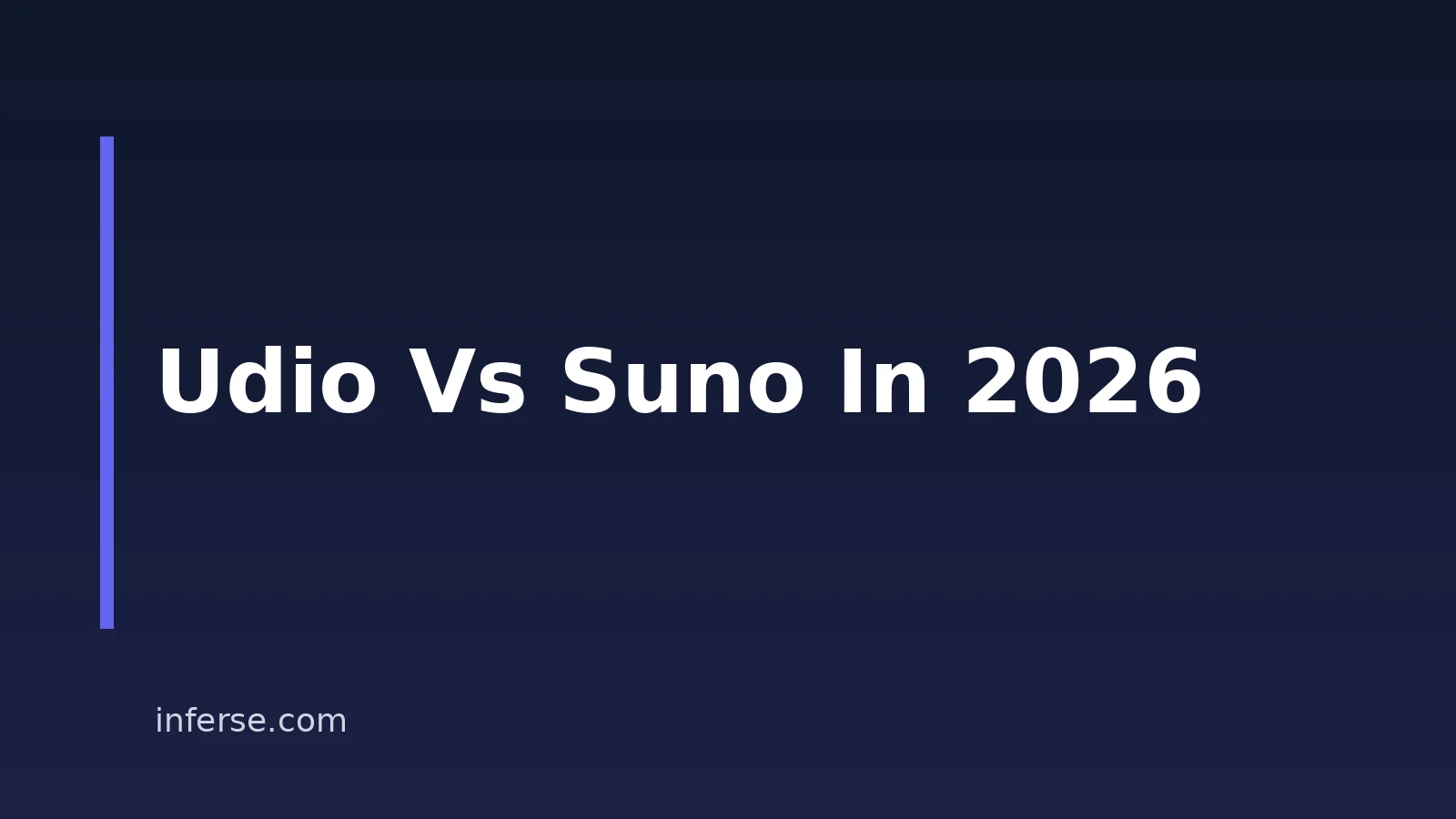 Udio Vs. Suno In 2026: Which AI Music Platform Fits Your Workflow? Udio Vs. Suno In 2026: Which AI Music Platform Fits Your Workflow?